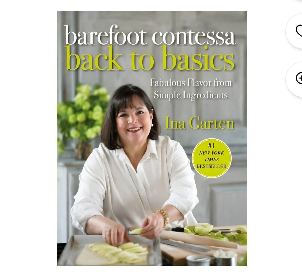 Ina garten barefoot contessa back to basics signed cookbook